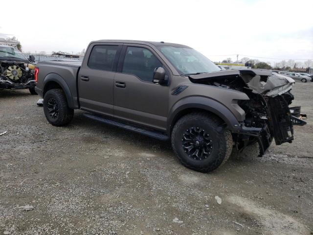 1FTFW1RG7JFB80235 - 2018 FORD F150 RAPTOR BROWN photo 4