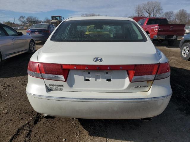 KMHFC46F67A150375 - 2007 HYUNDAI AZERA SE WHITE photo 6