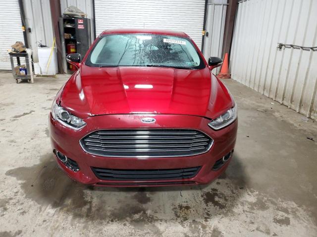 3FA6P0H73GR300073 - 2016 FORD FUSION SE BURGUNDY photo 5