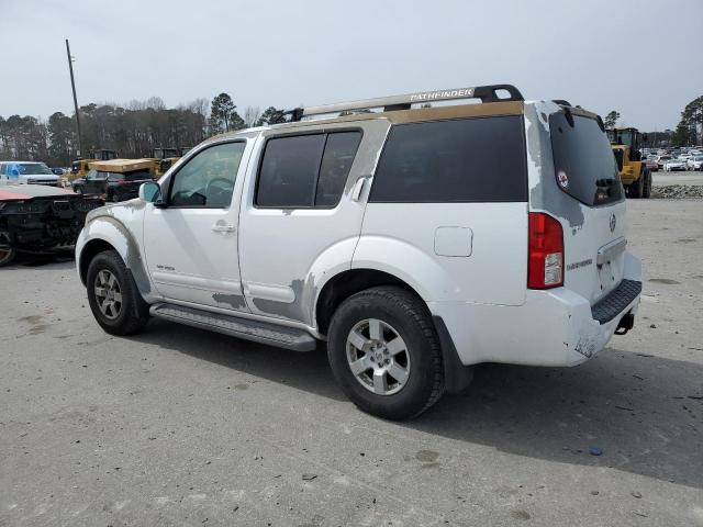 5N1AR18W45C784208 - 2005 NISSAN PATHFINDER LE თეთრი ფოტო 2