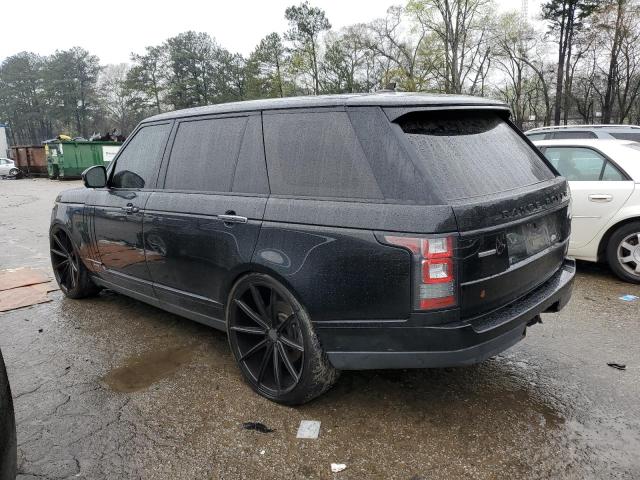 SALGV3TF4FA217628 - 2015 LAND ROVER RANGE ROVE AUTOBIOGRAPHY BLACK photo 2