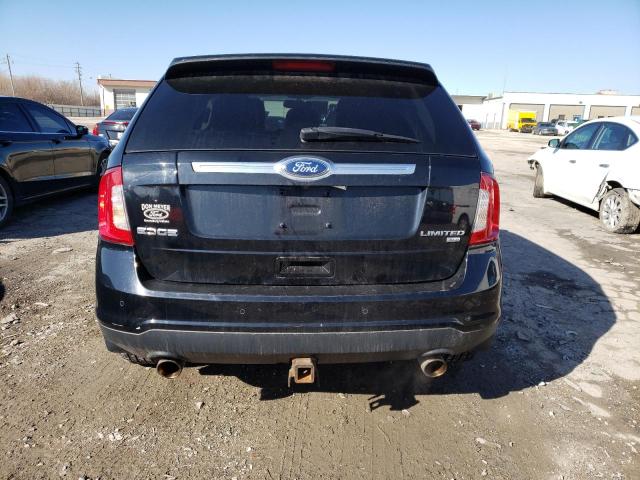 2FMDK4KC9CBA26511 - 2012 FORD EDGE LIMITED BLACK photo 6