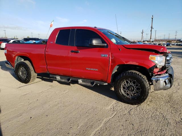 5TFRY5F11HX227715 - 2017 TOYOTA TUNDRA DOUBLE CAB SR/SR5 RED photo 4