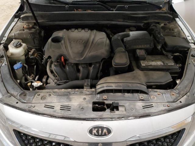 KNAGM4A71C5296849 - 2012 KIA OPTIMA LX SILVER photo 11