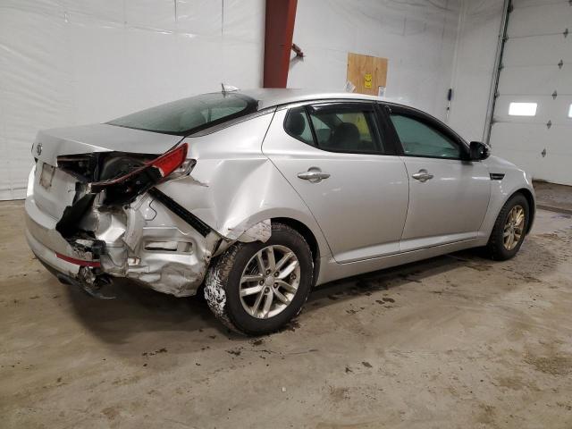 KNAGM4A71C5296849 - 2012 KIA OPTIMA LX SILVER photo 3