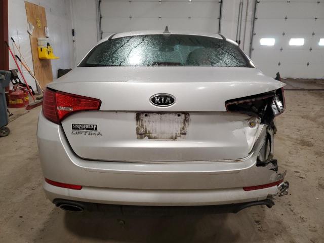 KNAGM4A71C5296849 - 2012 KIA OPTIMA LX SILVER photo 6