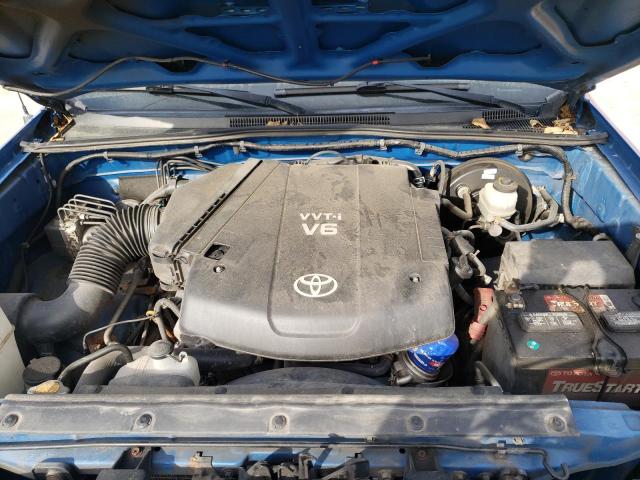 5TEUU4EN5AZ683106 - 2010 TOYOTA TACOMA ACCESS CAB ლურჯი ფოტო 11