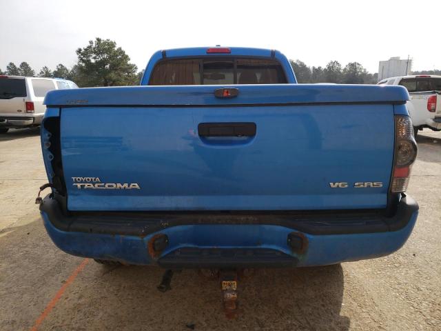 5TEUU4EN5AZ683106 - 2010 TOYOTA TACOMA ACCESS CAB ლურჯი ფოტო 6