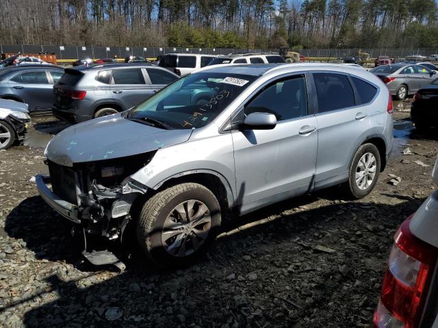 2HKRM3H79DH524805 - 2013 HONDA CR-V EXL SILVER photo 1