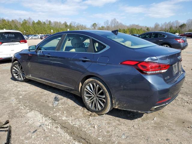 KMHGN4JEXGU119335 - 2016 HYUNDAI GENESIS 3.8L BLUE photo 2