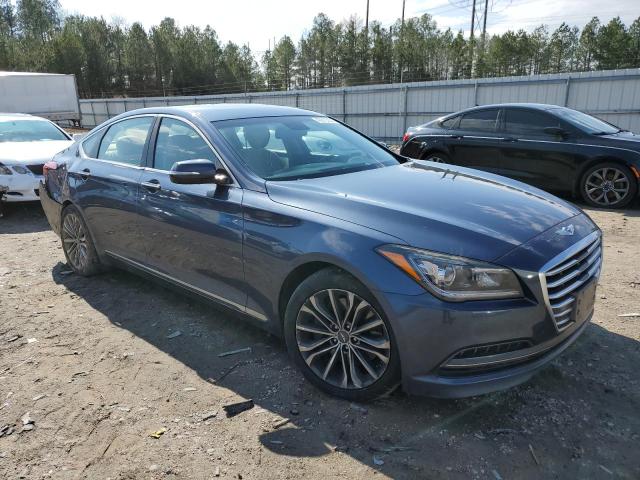 KMHGN4JEXGU119335 - 2016 HYUNDAI GENESIS 3.8L BLUE photo 4