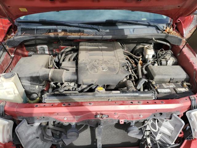 5TFRM5F18CX043067 - 2012 TOYOTA TUNDRA DOUBLE CAB SR5 RED photo 11