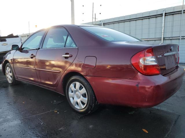 4T1BE32K43U206876 - 2003 TOYOTA CAMRY LE MAROON photo 2