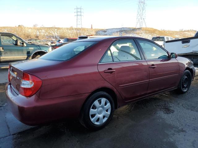 4T1BE32K43U206876 - 2003 TOYOTA CAMRY LE MAROON photo 3