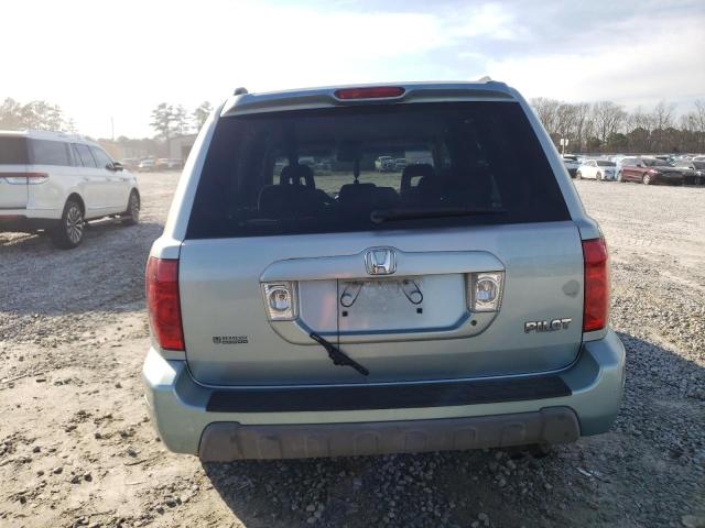 2HKYF184X3H558377 - 2003 HONDA PILOT EX BLUE photo 6