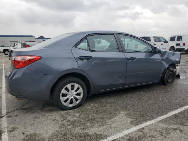 2T1BURHE4EC166360 - 2014 TOYOTA COROLLA L GRAY photo 3