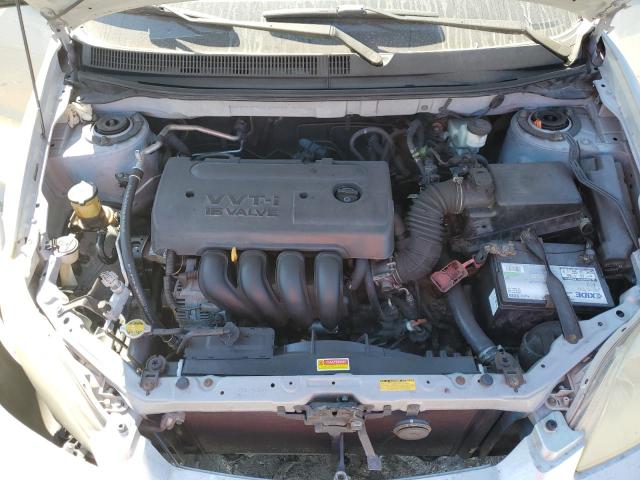 2T1KR32E35C382997 - 2005 TOYOTA COROLLA MA XR SILVER photo 12