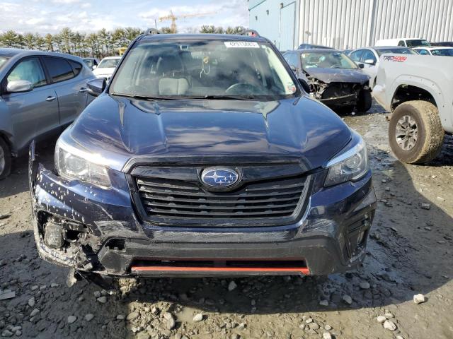 JF2SKAJC6KH496638 - 2019 SUBARU FORESTER SPORT BLUE photo 5