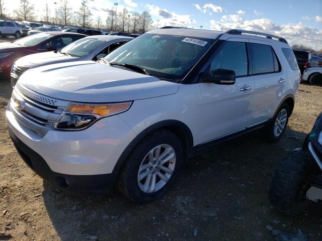 1FM5K7D88DGB06505 - 2013 FORD EXPLORER X WHITE photo 1