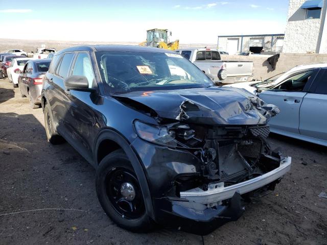 1FM5K8ABXNGB47547 - 2022 FORD EXPLORER POLICE INTERCEPTOR BLACK photo 4