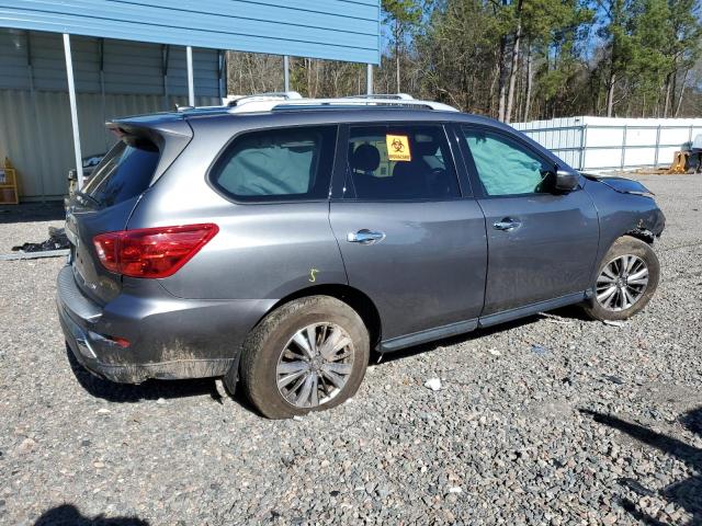 5N1DR2MN3JC618739 - 2018 NISSAN PATHFINDER S GRAY photo 3