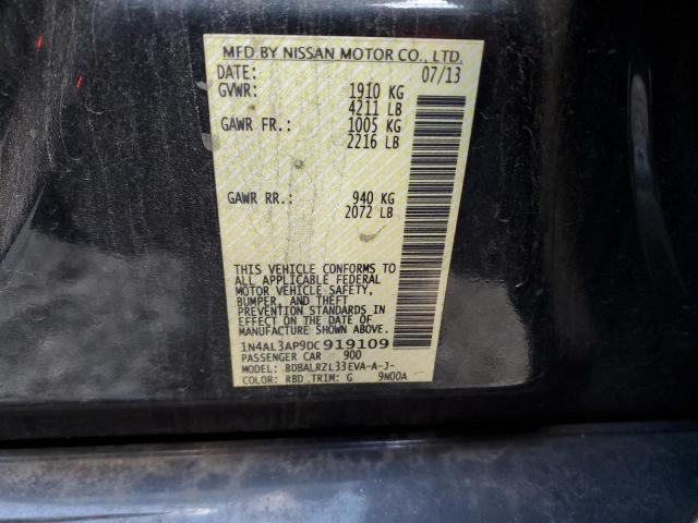 1N4AL3AP9DC919109 - 2013 NISSAN ALTIMA 2.5 GRAY photo 12