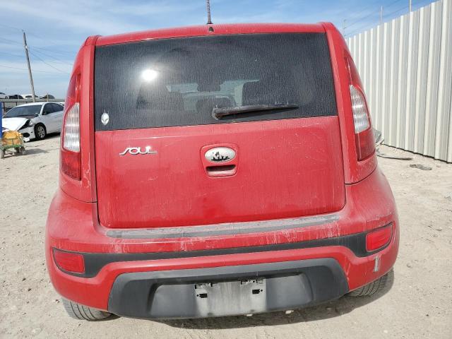 KNDJT2A59D7620571 - 2013 KIA SOUL RED photo 6