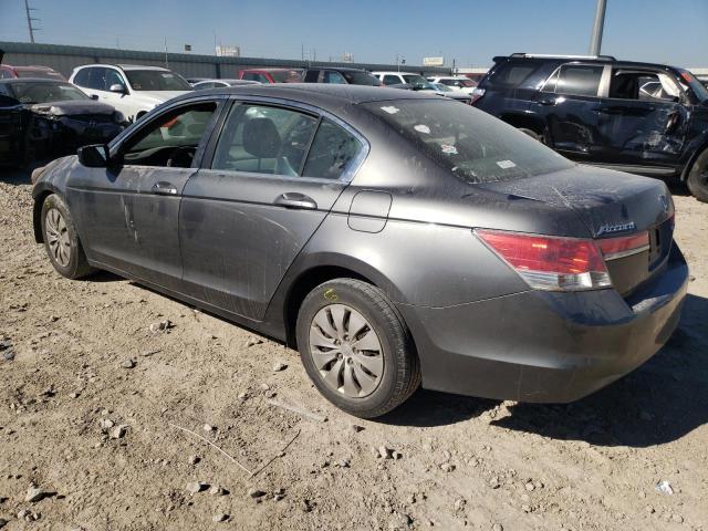 1HGCP2F32CA240009 - 2012 HONDA ACCORD LX GRAY photo 2