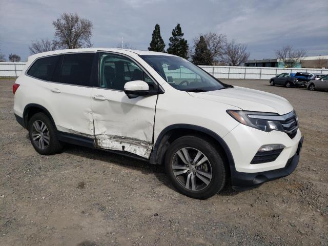 5FNYF5H52HB045369 - 2017 HONDA PILOT EXL WHITE photo 4