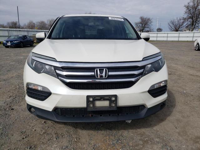 5FNYF5H52HB045369 - 2017 HONDA PILOT EXL WHITE photo 5