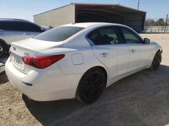 JN1BV7AP7EM692386 - 2014 INFINITI Q50 BASE WHITE photo 3