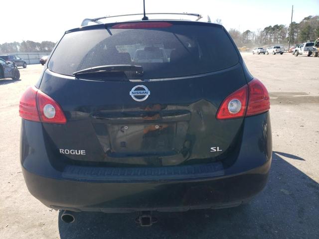 JN8AS5MT7AW030289 - 2010 NISSAN ROGUE S BLACK photo 6