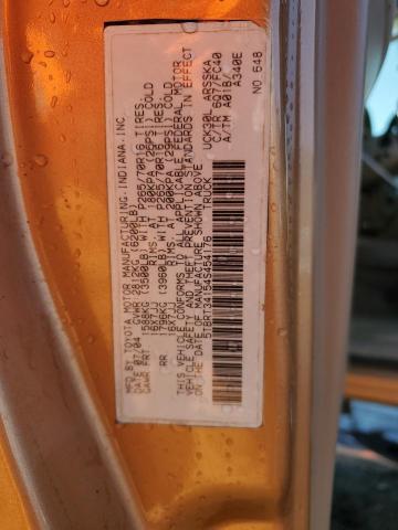 5TBRT34154S454176 - 2004 TOYOTA TUNDRA ACCESS CAB SR5 GOLD photo 12