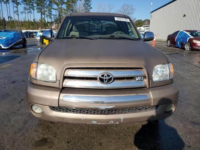 5TBRT34154S454176 - 2004 TOYOTA TUNDRA ACCESS CAB SR5 GOLD photo 5