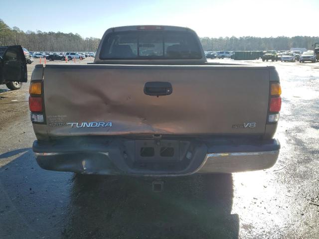 5TBRT34154S454176 - 2004 TOYOTA TUNDRA ACCESS CAB SR5 GOLD photo 6