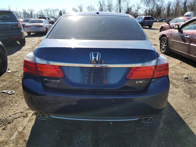 1HGCR3F87EA012831 - 2014 HONDA ACCORD EXL BLUE photo 6