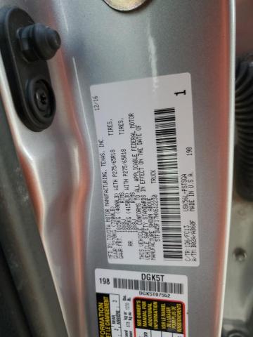 5TFDW5F17HX612230 - 2017 TOYOTA TUNDRA CREWMAX SR5 SILVER photo 12