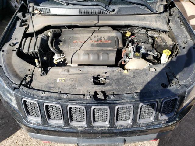 3C4NJDDB5HT630942 - 2017 JEEP COMPASS TRAILHAWK BLACK photo 11