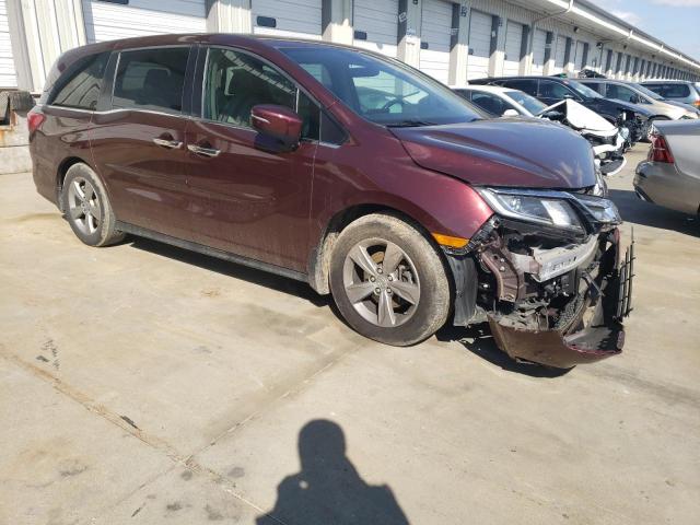 5FNRL6H76JB028780 - 2018 HONDA ODYSSEY EXL MAROON photo 4