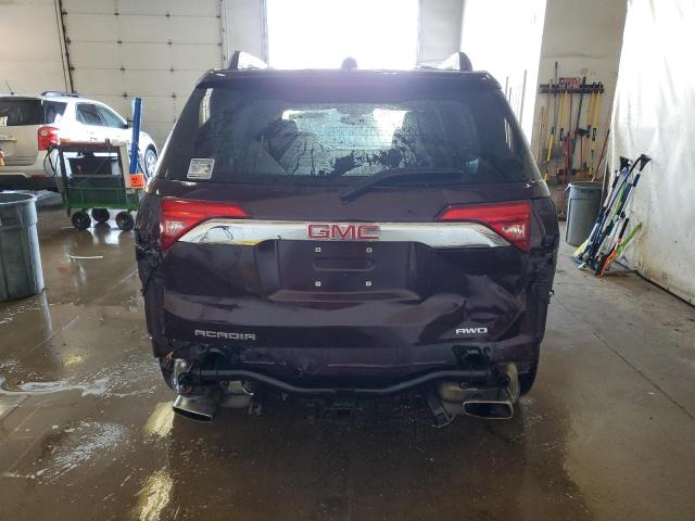 1GKKNXLS8HZ300249 - 2017 GMC ACADIA DENALI BURGUNDY photo 6