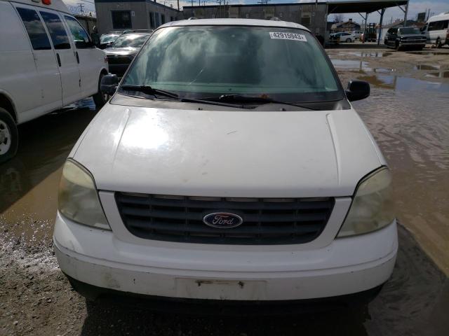 2FMZA57615BA90370 - 2005 FORD FREESTAR SES WHITE photo 5