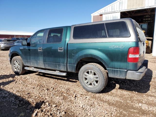 1FTPW14V67FB88765 - 2007 FORD F-150 SUPERCREW GREEN photo 2