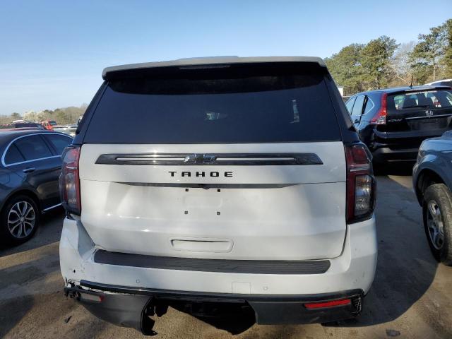 1GNSKPKDXMR366049 - 2021 CHEVROLET TAHOE K1500 Z71 WHITE photo 6