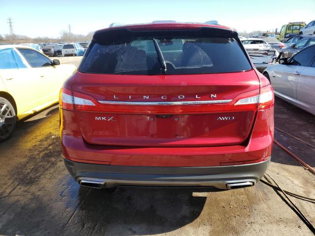 2LMTJ8LR7GBL62970 - 2016 LINCOLN MKX RESERVE RED photo 6