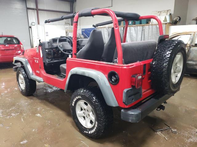 1J4FA39S62P771273 - 2002 JEEP WRANGLER / X RED photo 2