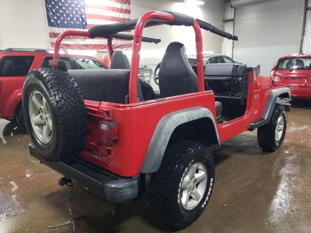 1J4FA39S62P771273 - 2002 JEEP WRANGLER / X RED photo 3