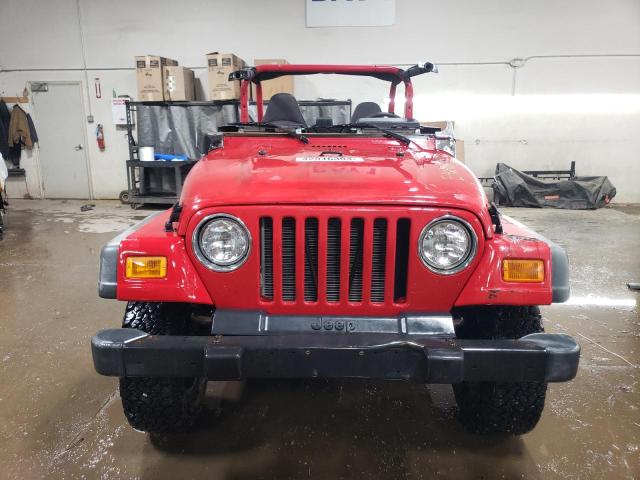 1J4FA39S62P771273 - 2002 JEEP WRANGLER / X RED photo 5