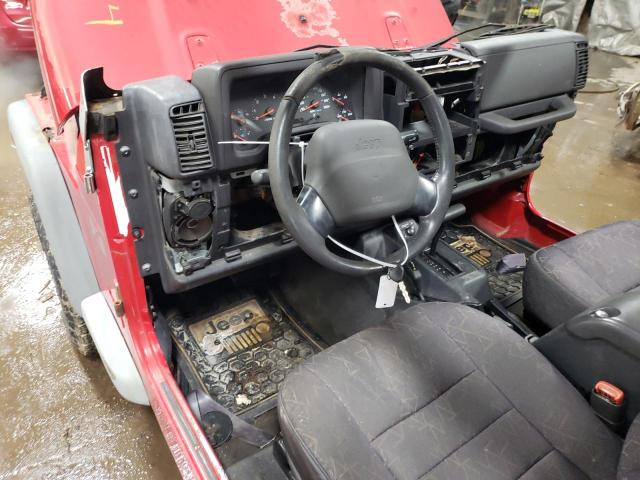 1J4FA39S62P771273 - 2002 JEEP WRANGLER / X RED photo 8