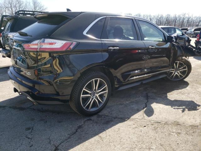 2FMPK4K99KBB76022 - 2019 FORD EDGE TITANIUM BLACK photo 3