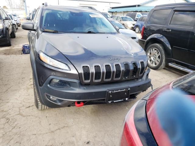 1C4PJMBS1GW157352 - 2016 JEEP CHEROKEE TRAILHAWK GRAY photo 5